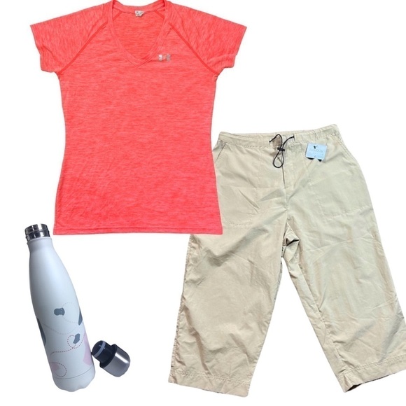 Bundle of 3 Under Armour and Reebok Workout Tops sz S/M - Picture 9 of 15